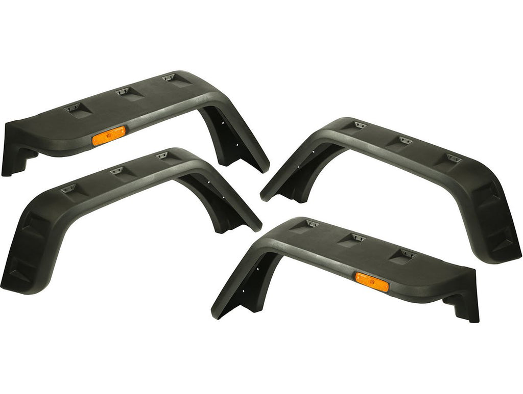 Hurricane Fender Flare Kit 07-18 Jeep Wrangler JK Rugged Ridge