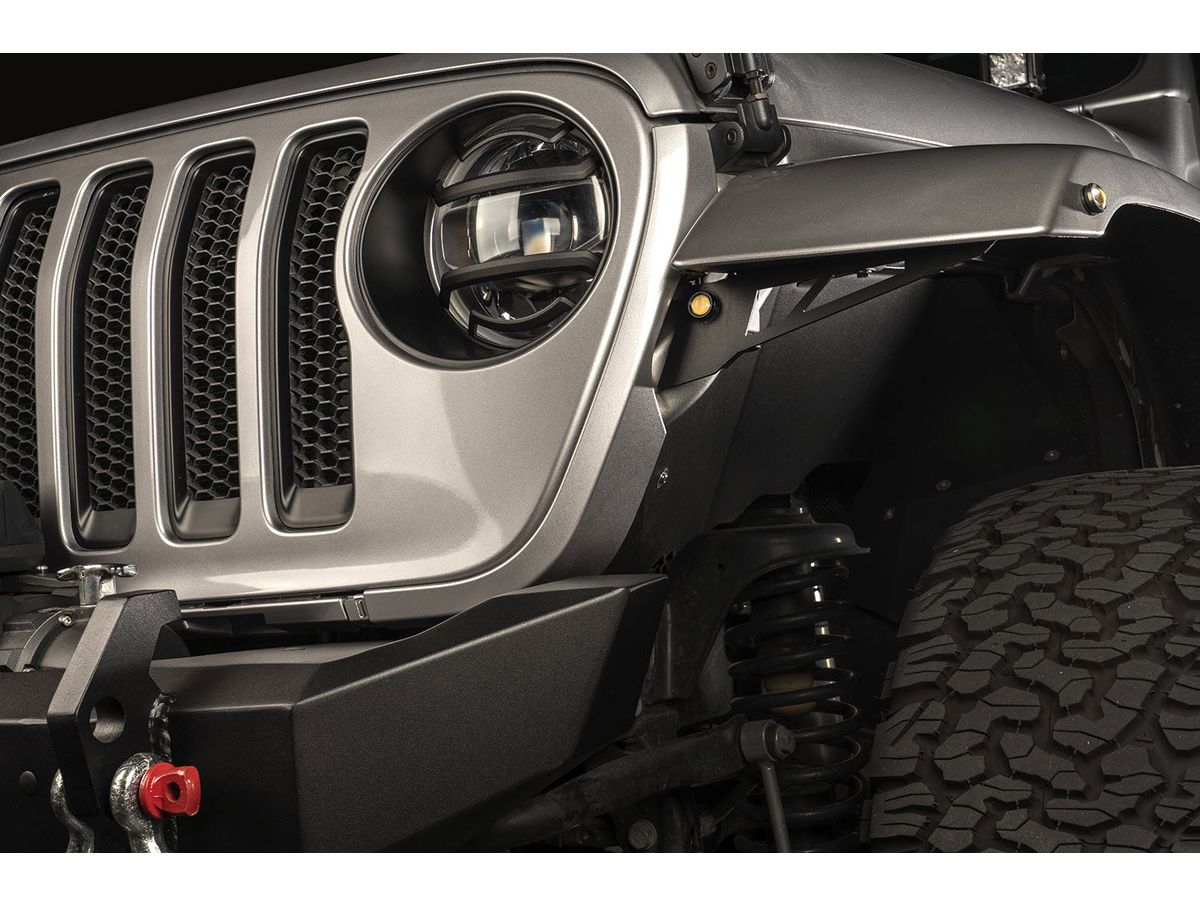Chop Brackets Front Fender 18-Present Jeep Wrangler & Gladiator Jl/Jt Non-Rubicon Rugged Ridge