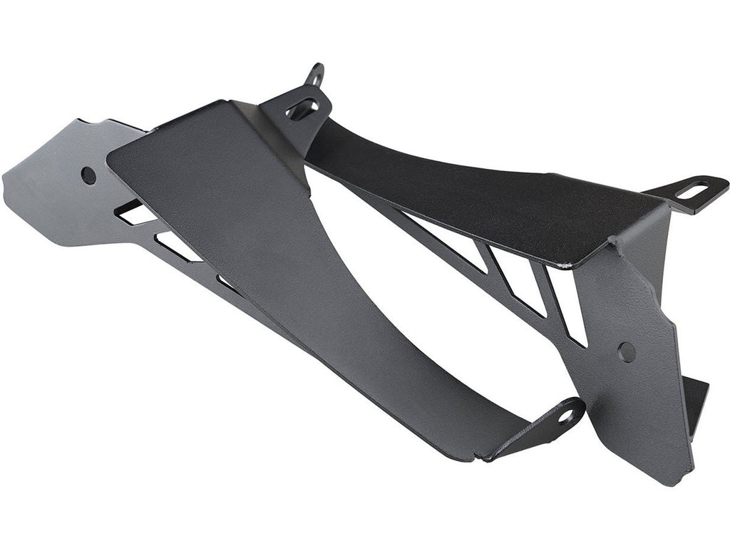 Chop Brackets W/Drl Set Frnt Black Jeep Rugged Ridge