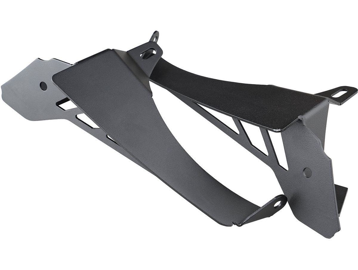 Chop Brackets W/Drl Set Frnt Black Jeep Rugged Ridge