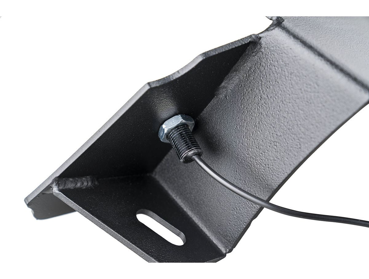 Chop Brackets W/Drl Set Frnt Black Jeep Rugged Ridge