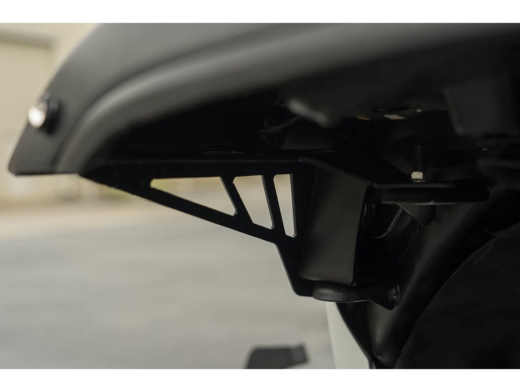 Chop Brackets W/Drl Set Frnt Black Jeep Rugged Ridge