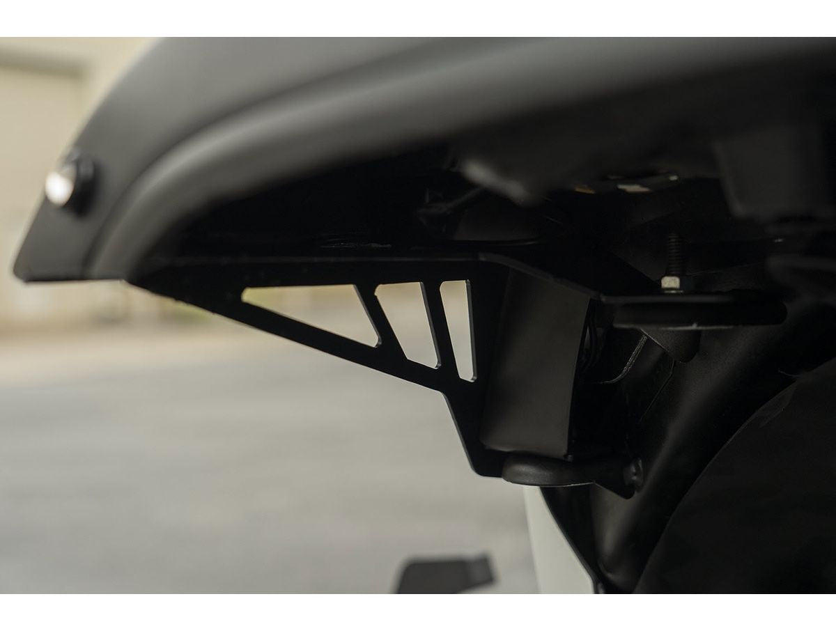 Chop Brackets W/Drl Set Frnt Black Jeep Rugged Ridge