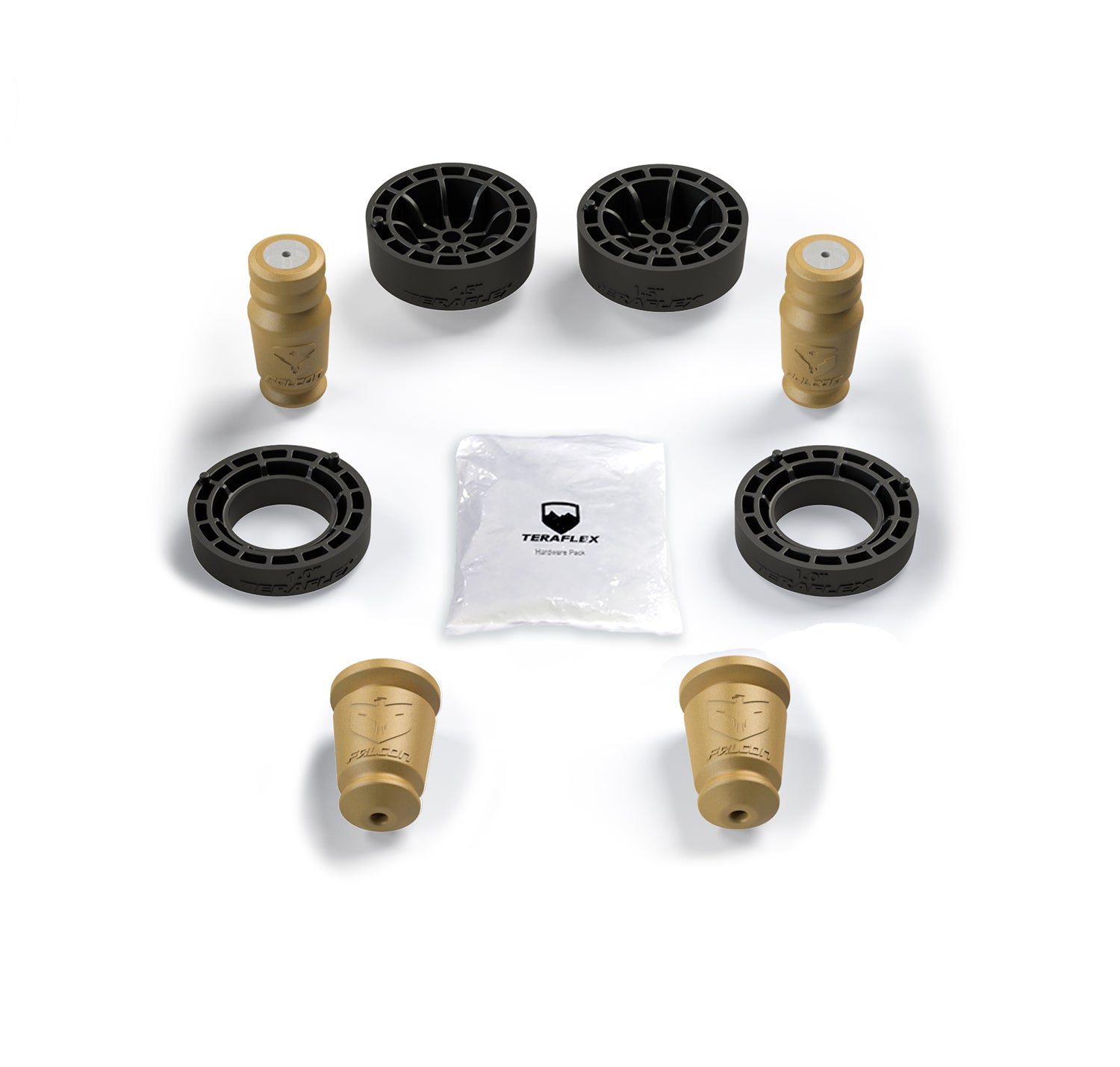 18-Up Wrangler JL 2 Door 1.5 Inch Sport ST1 Spacer Lift System No Shocks TeraFlex