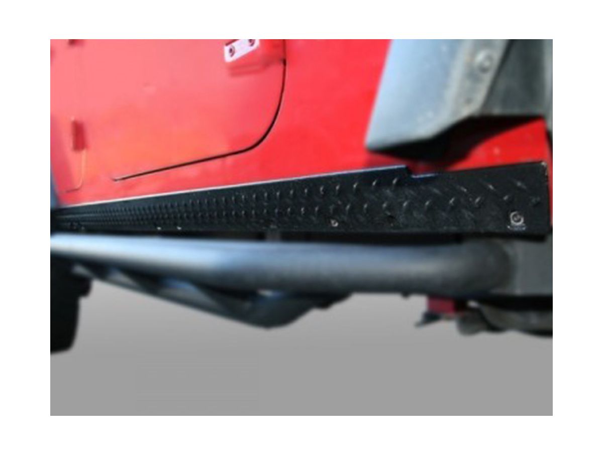Body Armor Kit Rocker Side Panels 07-18 Jeep Wrangler JK 4 Door Rugged Ridge