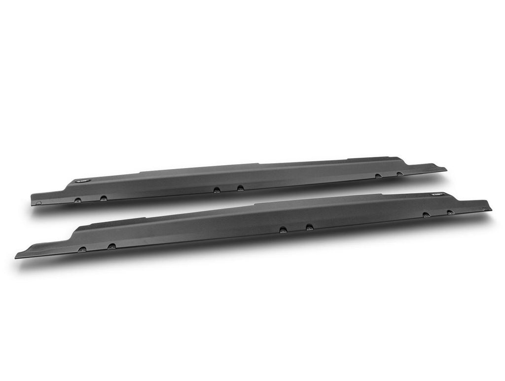 Rocker Guard Body Armor Black 07-18 Jeep Wrangler JK 4 Door Rugged Ridge