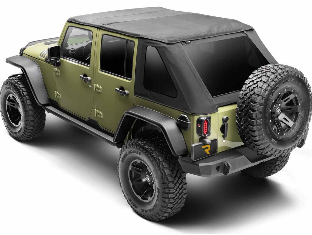 Tire Cover 30-32 Inch 07-18 Jeep Wrangler JK Rugged Ridge