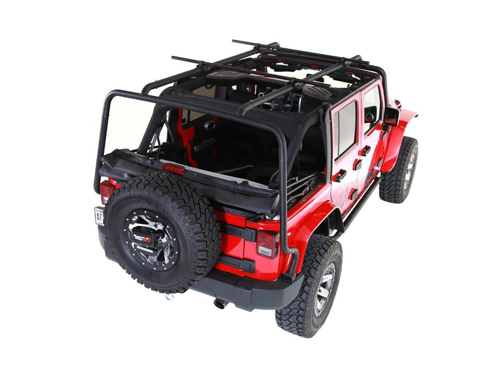 Sherpa Roof Rack 07-18 Jeep Wrangler JKU 4 Door Rugged Ridge