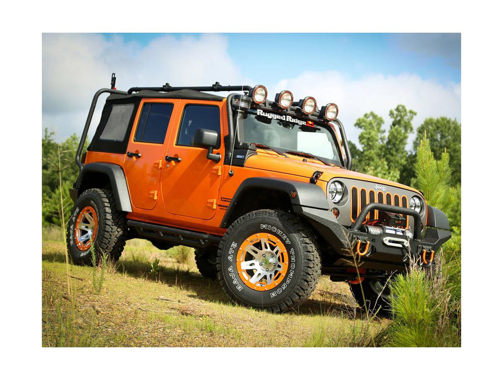 Sherpa Roof Rack 07-18 Jeep Wrangler JKU 4 Door Rugged Ridge