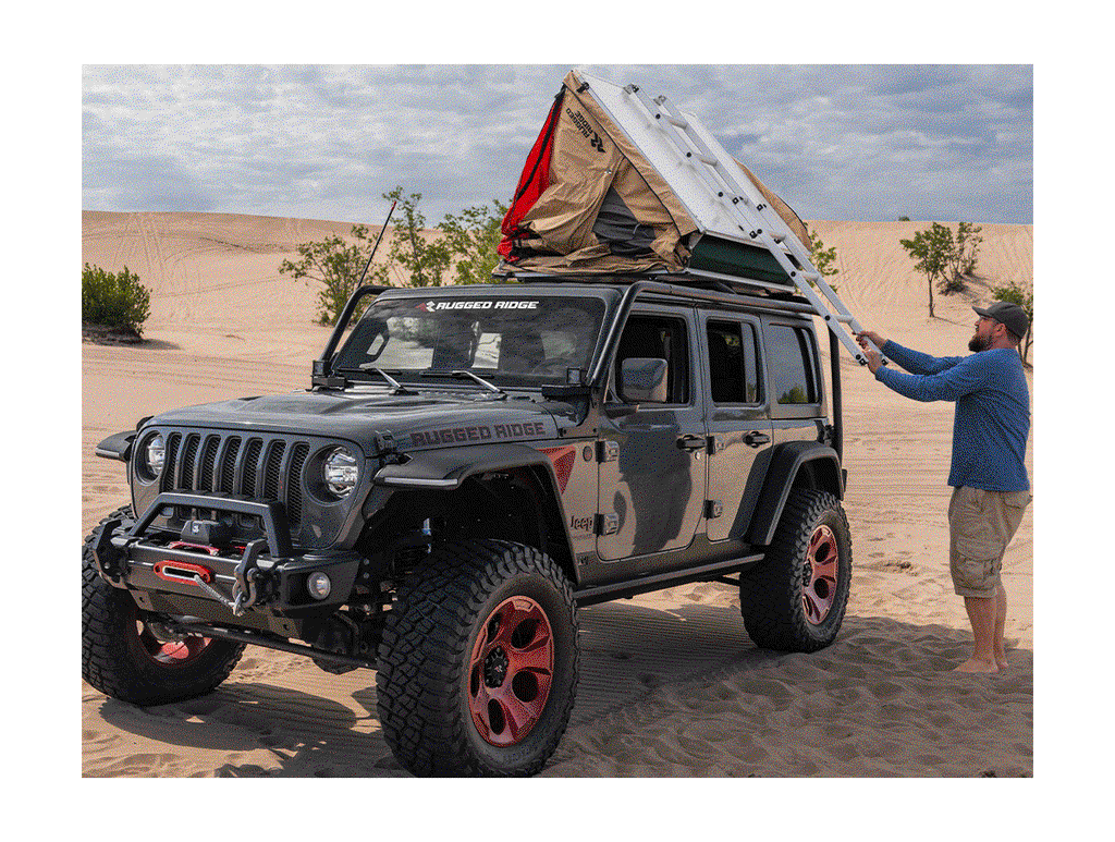 Roof Top Tent Black Universal Rugged Ridge