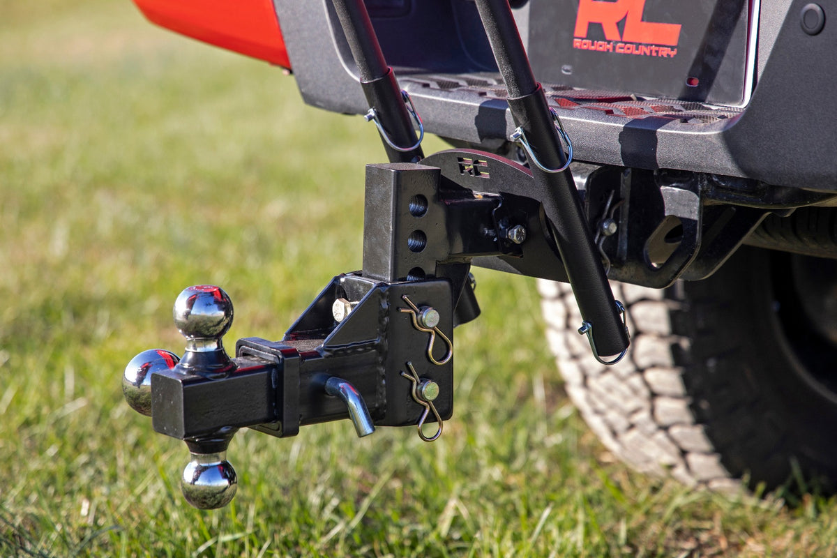 Flag Pole Holder Dual 2 Inch Hitch Rough Country