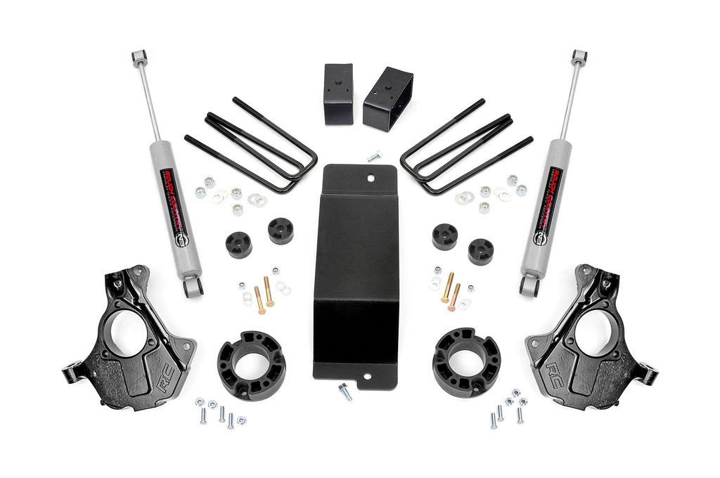 3.5 Inch Lift Kit Cast Steel LCA Silverado/Sierra 1500 (07-13) Rough Country