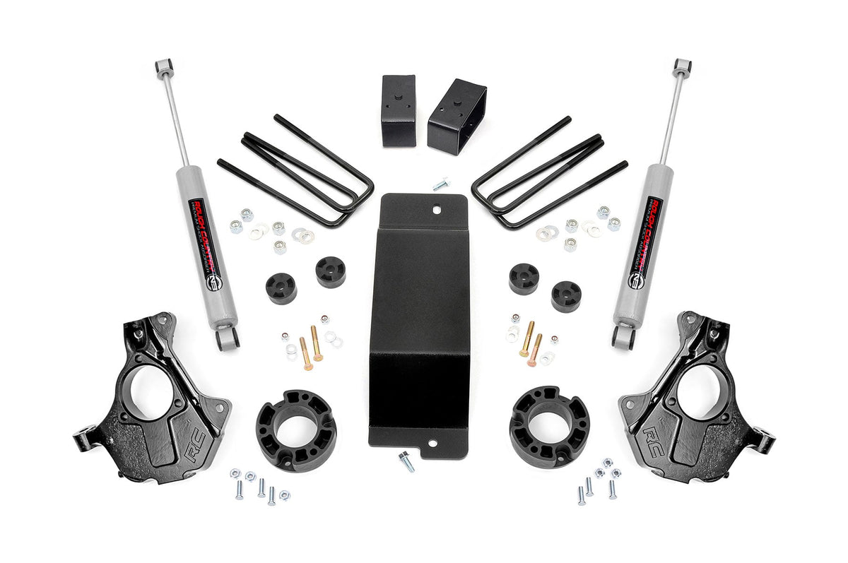 3.5 Inch Lift Kit Cast Steel LCA Silverado/Sierra 1500 (07-13) Rough Country