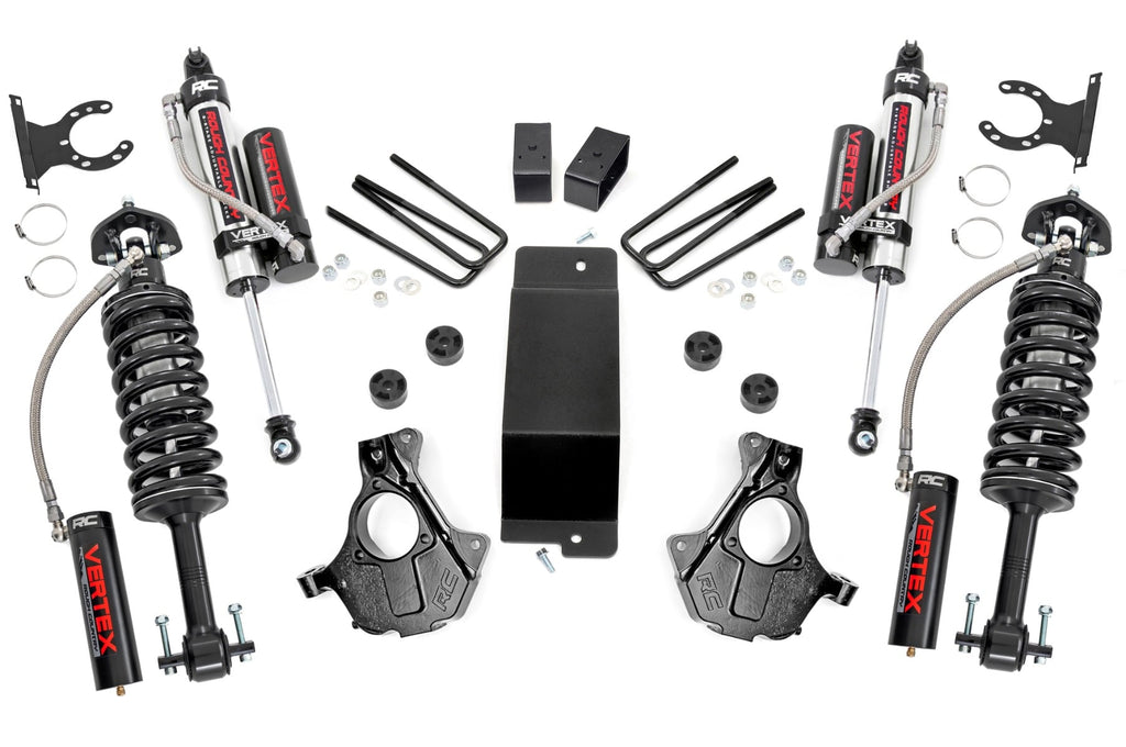 3.5 Inch Lift Kit Cast Steel LCA Vertex Silverado/Sierra 1500 (07-13) Rough Country