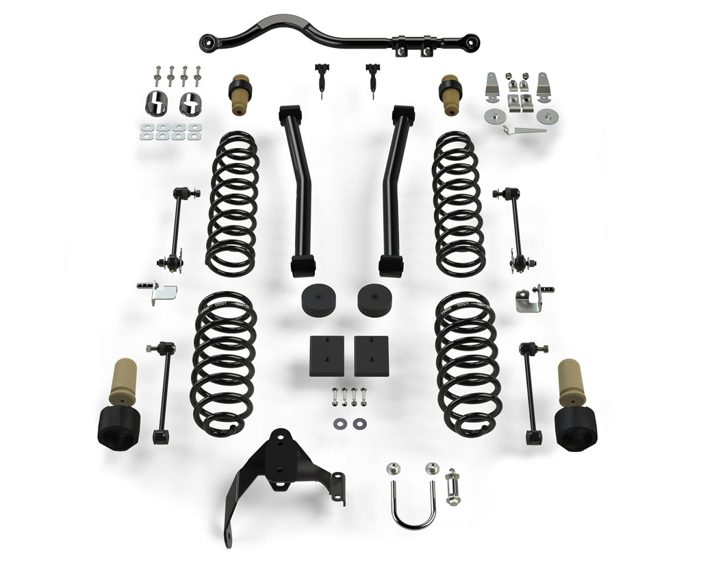 07-18 Wrangler JK 2 Door 2.5 Inch Sport ST2 Suspension System No Shocks TeraFlex