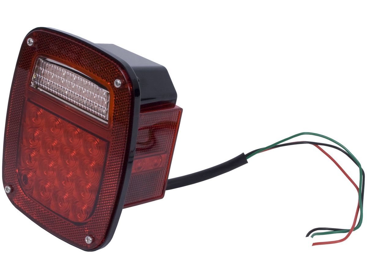 Tail Light Assembly Right LED 76-06 Jeep CJ/Wrangler YJ/TJ Rugged Ridge