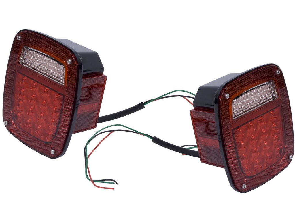 Tail Light Kit LED 76-06 Jeep CJ/Wrangler Rugged Ridge