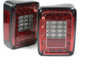 Tail Light Kit LED Smoke 07-18 Jeep Wrangler JK Rugged Ridge