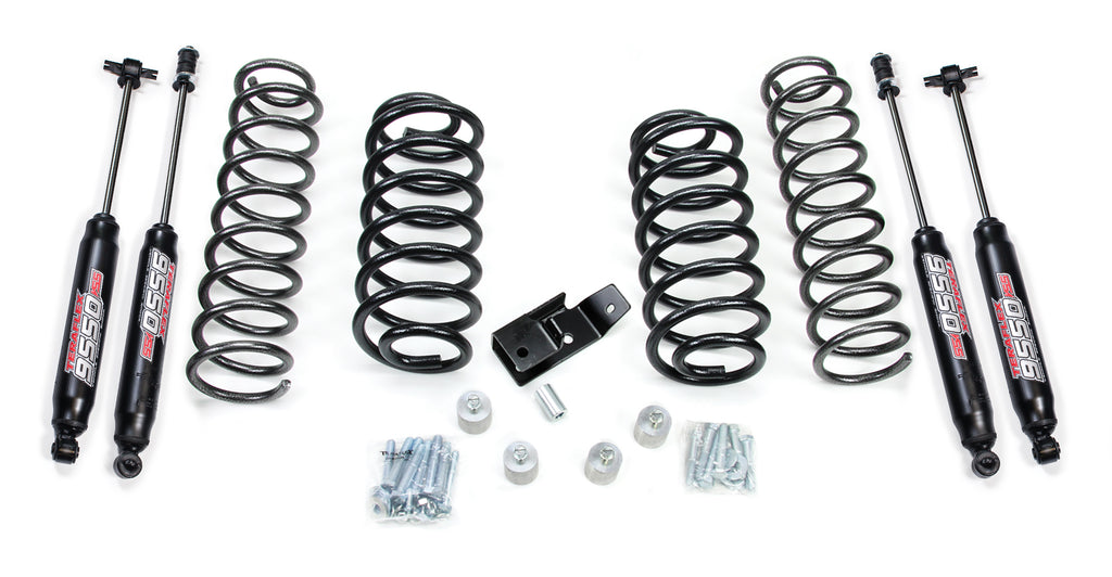 97-06 Jeep Wrangler TJ 2 Inch Coil Spring Lift Kit & 9550 VSS Twin-Tube Shocks TeraFlex