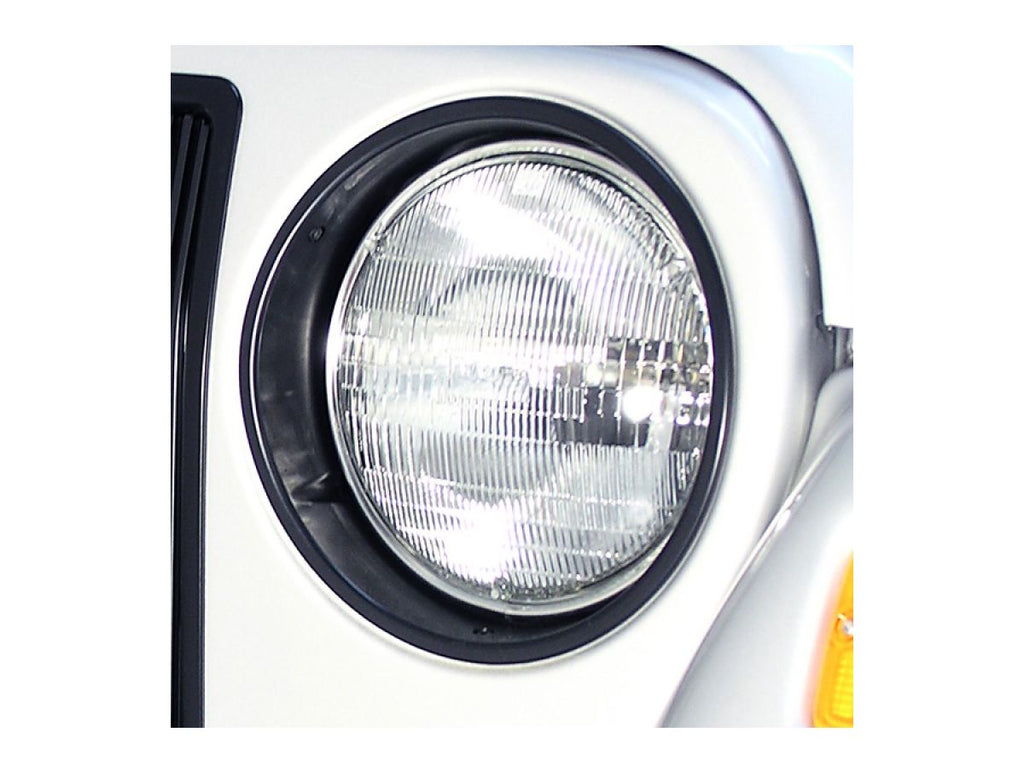 Headlight Bezel Kit Black 97-06 Jeep Wrangler TJ Rugged Ridge