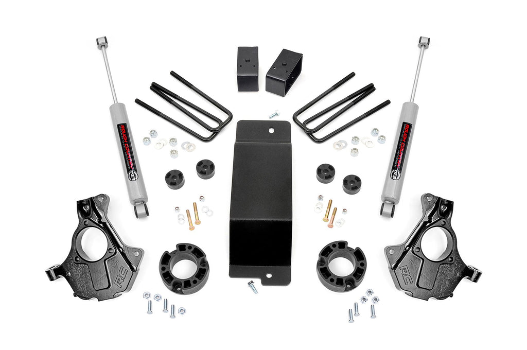 3.5 Inch Lift Kit Cast Steel LCA Silverado/Sierra 1500 (14-18 & Classic) Rough Country