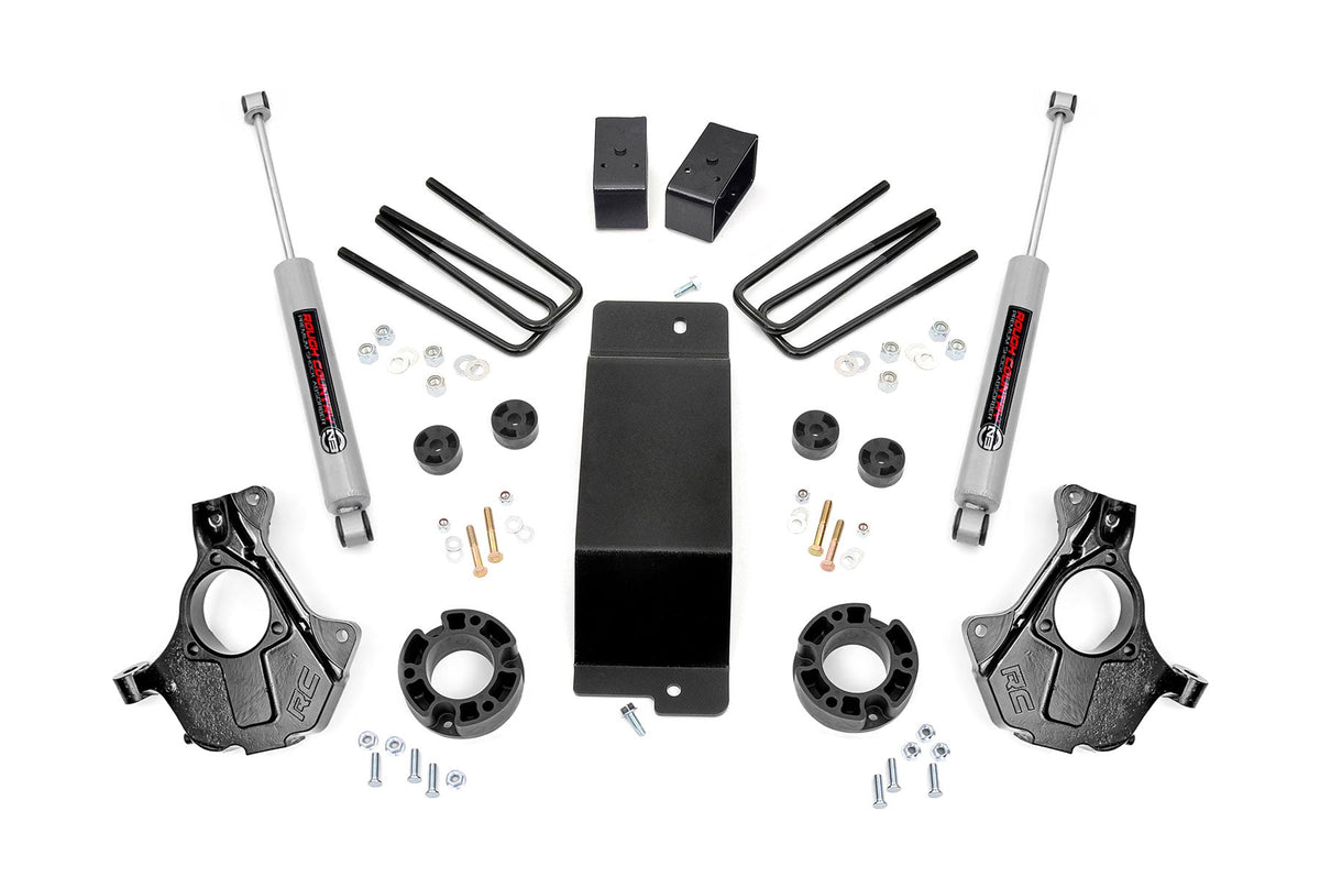 3.5 Inch Lift Kit Cast Steel LCA Silverado/Sierra 1500 (14-18 & Classic) Rough Country