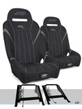 PRP GT3 Suspension Seats Kit for Can-Am Maverick X3 (Pair) - Black & Gray