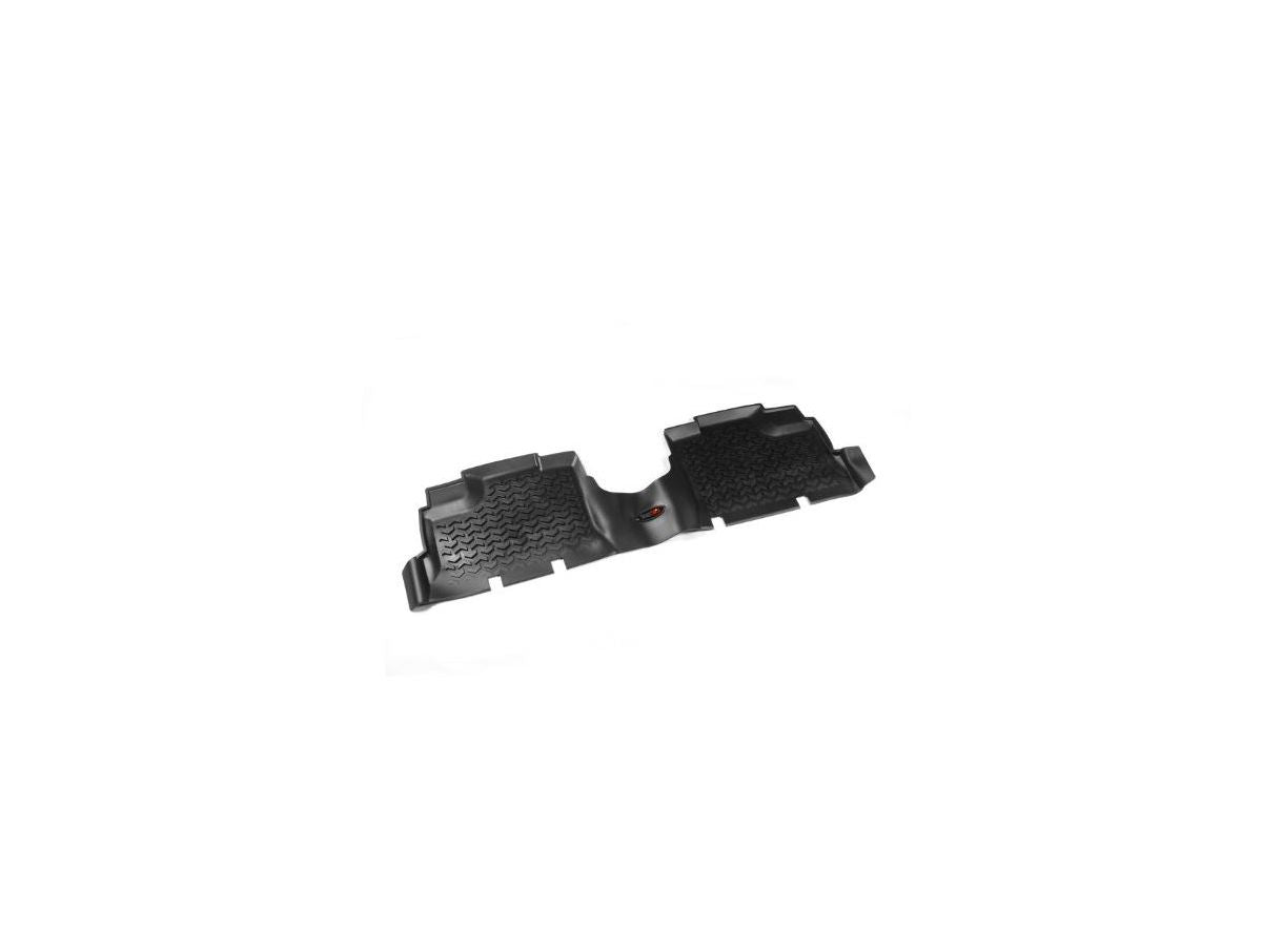 All Terrain Floor Liner Rear Black 07-18 Jeep Wrangler JKU Rugged Ridge