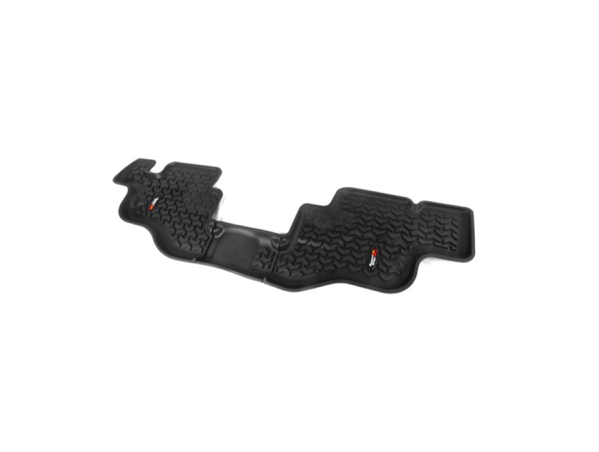 All Terrain Floor Liner Rear Black 76-95 Jeep CJ7/Wrangler YJ Rugged Ridge