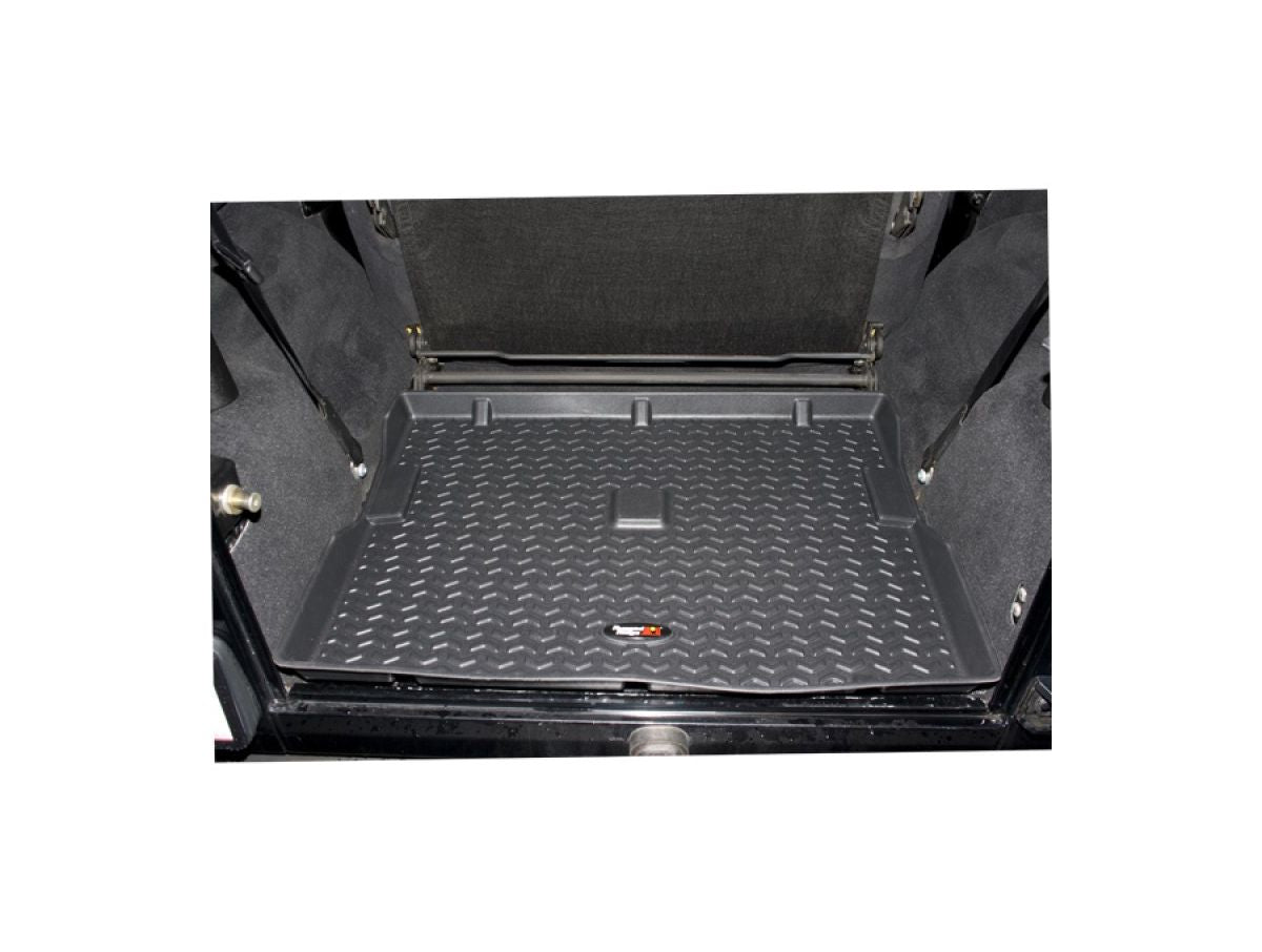All Terrain Cargo Liner Black 76-06 Jeep CJ7/Wrangler YJ/TJ/LJ Rugged Ridge
