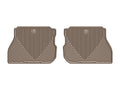 WeatherTech 2018+ Jeep Wrangler Rear Rubber Mats - Tan