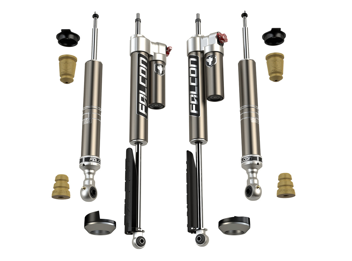 2007+ Toyota Tundra 2.25 Inch Sport Tow/Haul Shock Leveling System Falcon Shocks