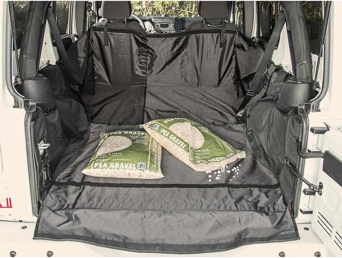 C3 Cargo Cover No Subwoofer 07-18 Jeep Wrangler JKU 4 Door Rugged Ridge