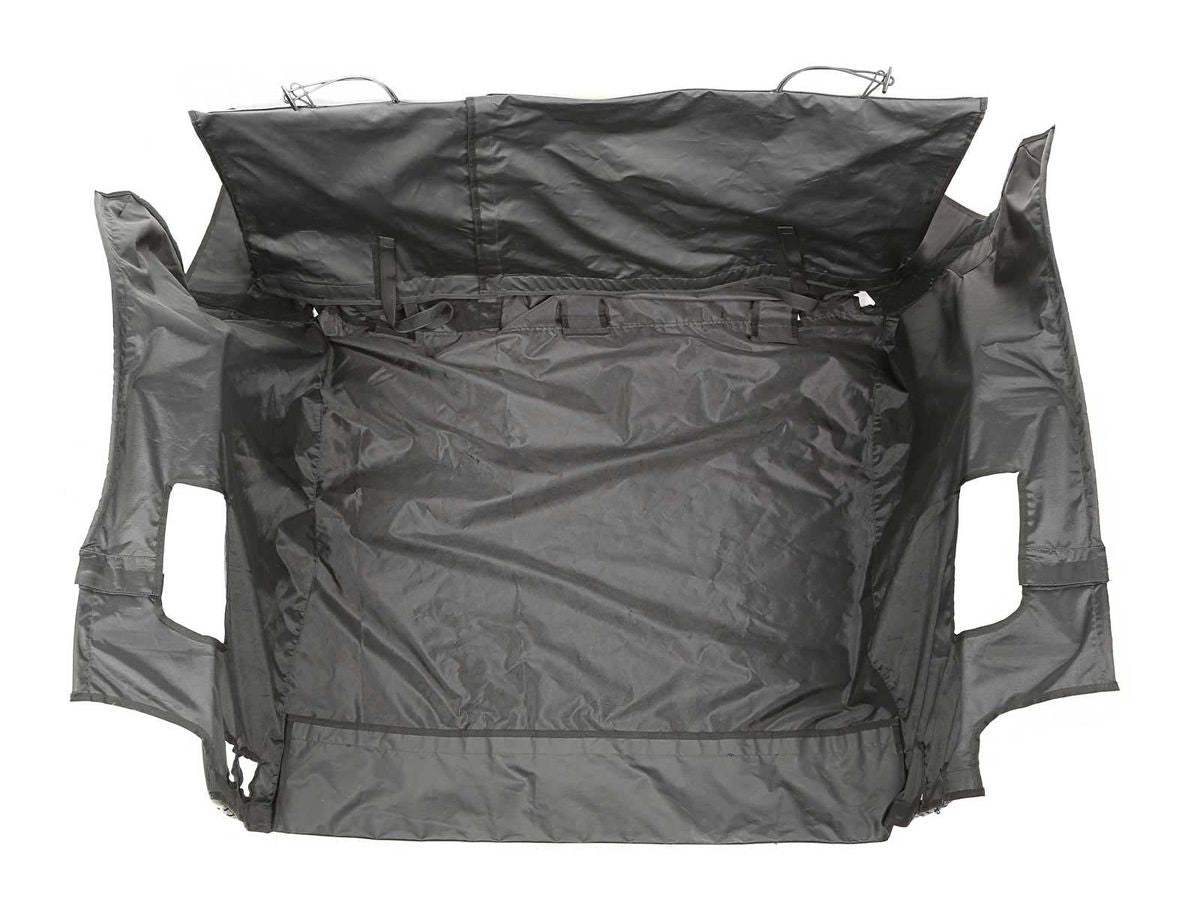 C3 Cargo Cover No Subwoofer 07-18 Jeep Wrangler JKU 4 Door Rugged Ridge