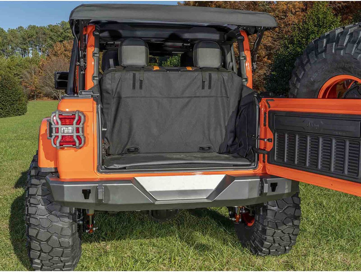 C3 Cargo Cover 18-Present Jeep Wrangler Jl 2 Door Rugged Ridge