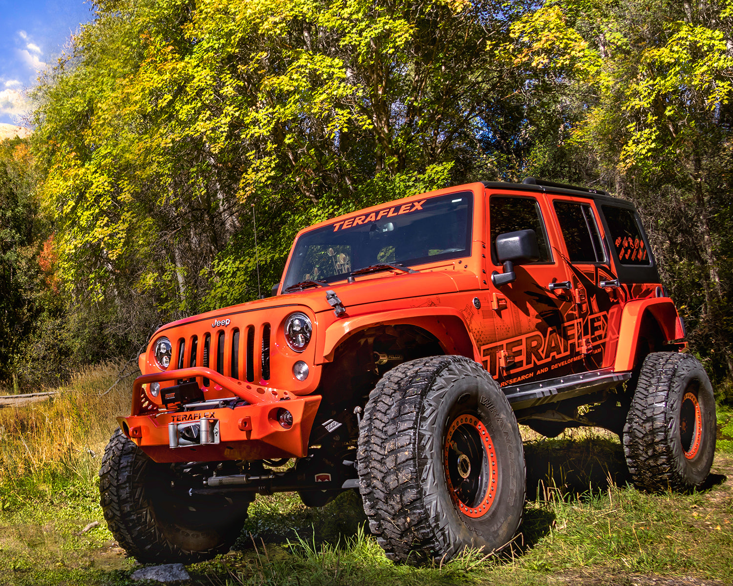 07-18 Wrangler JK 4 Door 6 Inch Alpine CT6 Long Arm Suspension System No Shocks TeraFlex