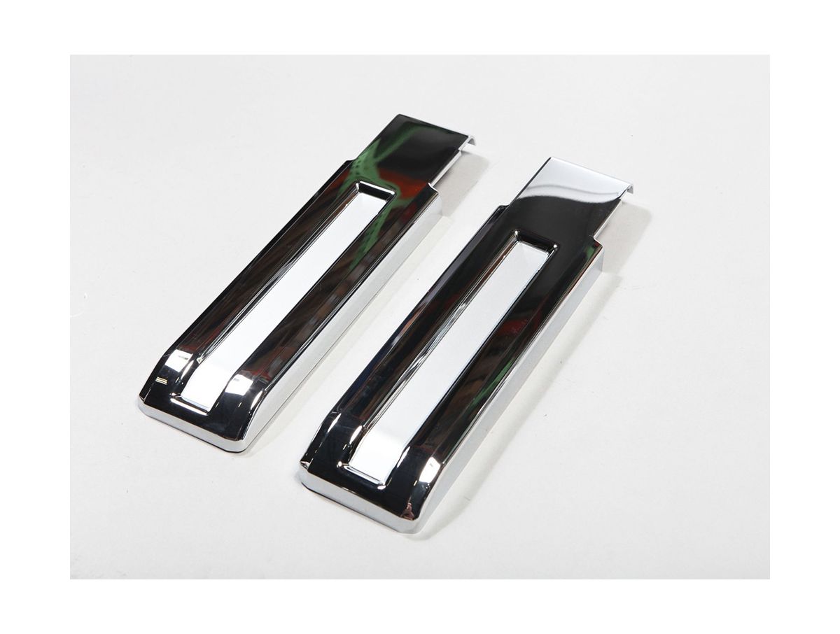 Tailgate Hinge Cover Kit Chrome 07-18 Jeep Wrangler JK Rugged Ridge