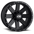 Cast Aluminum Wheels 134 MB 17x8.5 Black Beadlock Matte Black ION Wheels