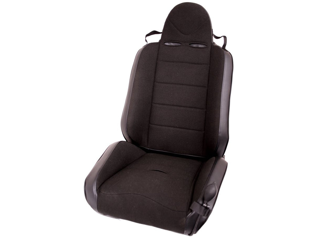 RRC Off Road Racing Seat Reclinable Black 76-02 CJ/Wrangler YJ/TJ Rugged Ridge