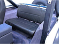 Standard Rear Seat Black Denim 55-95 Jeep CJ and Wrangler Rugged Ridge