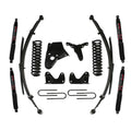 Ranger/B4000 Suspension Lift Kit 98-97 Ranger 94-97 B4000 w/Shock Black MAX Shocks 4 Inch Lift Incl. Front Coil Springs Rear Leaf Springs Rear U Bolt Kit Skyjacker