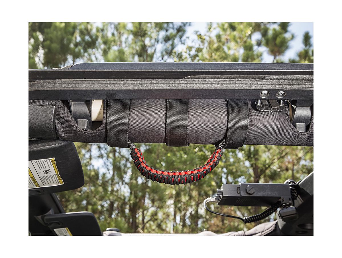 Grab Handle Kit Paracord 55-Present Jeep CJ/Wrangler/Gladiator Rugged Ridge