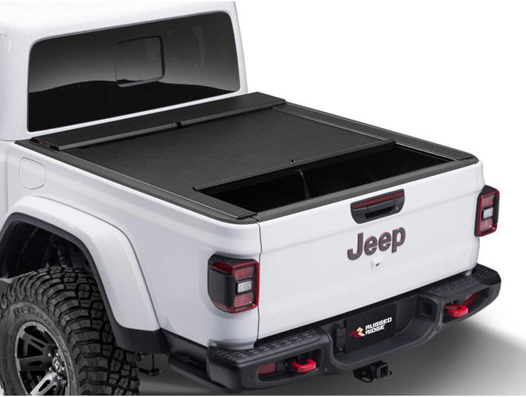 Armis Retractable Locking Bed Cover 20-Present Jeep Gladiator JT Rugged Ridge