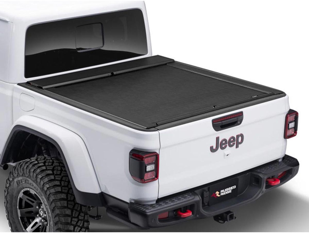 Armis Retractable Locking Bed Cover 20-Present Jeep Gladiator JT Rugged Ridge