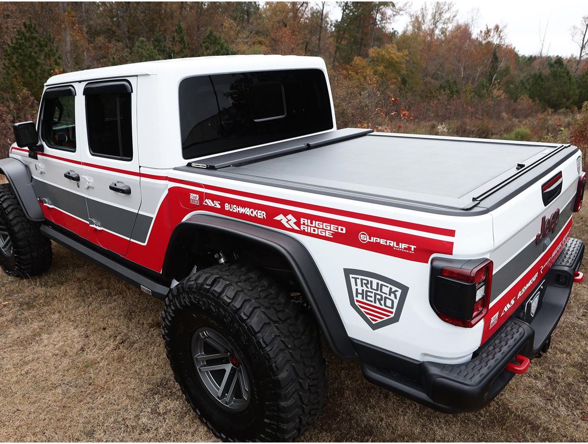 Armis Retractable Locking Bed Cover 20-Present Jeep Gladiator JT Rugged Ridge