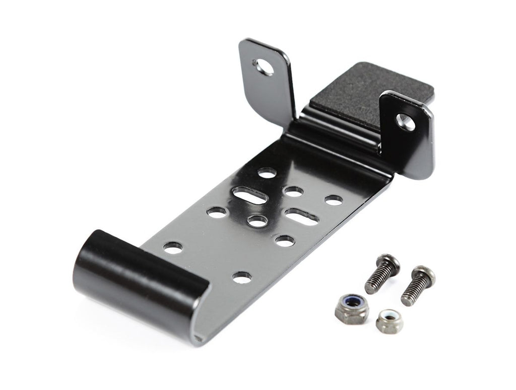 This Windshield Cb Radio Mount from Rugged Ridge Fits 97-02 Jeep Wrangler TJ Rugged Ridge