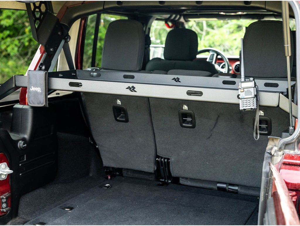 Interior Storage Rack Black Jeep Rugged Ridge