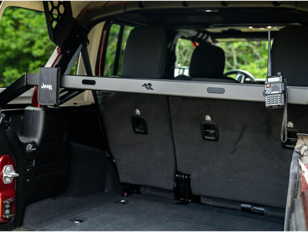 Interior Storage Rack Black Jeep Rugged Ridge