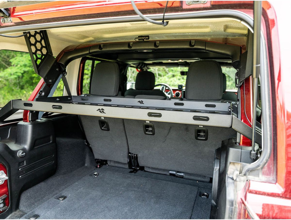 Interior Storage Rack Black Jeep Rugged Ridge