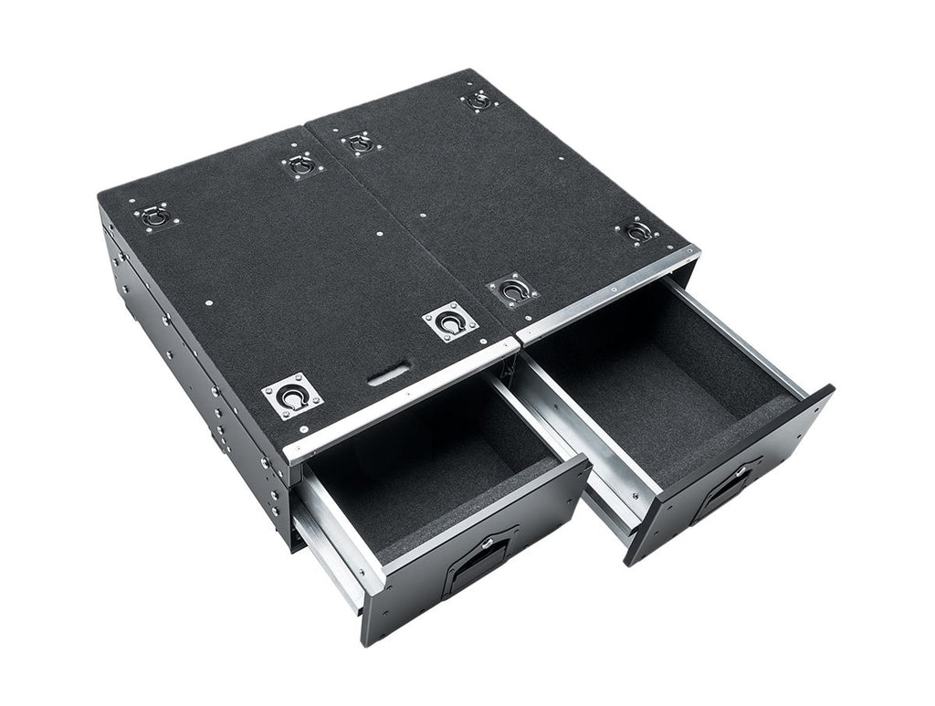Cargo Storage Drawers Black Jeep Rugged Ridge